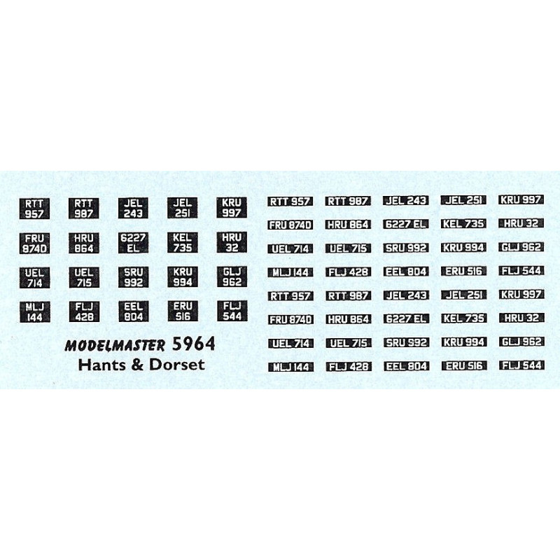 MB5964 HANTS and DORSET