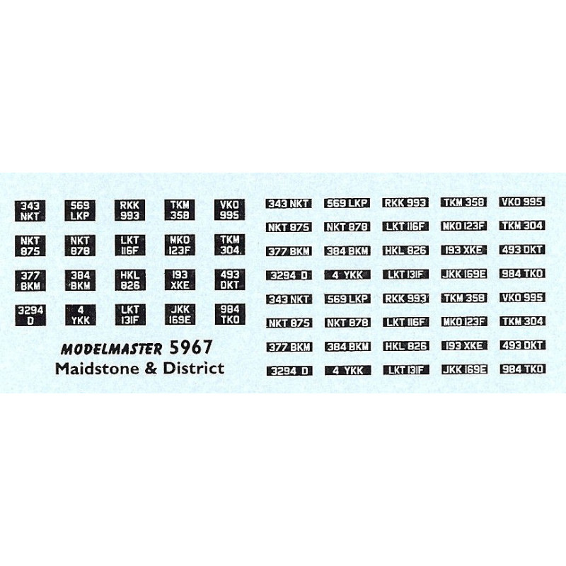 MB5967 MAIDSTONE and DISTRICT