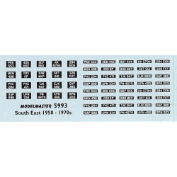 MB5993 Local Registrations SOUTH EAST 1950-70s