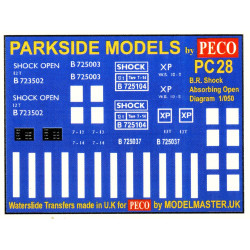 MMPC28  Transfers for B.R. Shock Absorbing Open Wagon