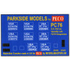 MMPC76  Transfers for B.R. VEA Ex 'Vanwide' (Air Brake & FAT19 Suspension)