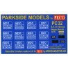 MMPC32 Transfers for B.R. 21T Mineral Wagon (Rebuilt 1977)