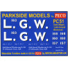 MMPC51  Transfers for Grain Wagon (Leith General Warehouse)