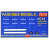MMPC19  Transfers for B.R. 16T Mineral Wagon, Vacuum Fitted