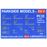MMPC33  Transfers for ex L.M.S. 4 Wheeled C.C.T.