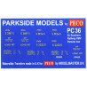 MMPC36  Transfers for ex S.R. 'PMV' Parcels Van