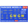 MMPC64  Transfers for ex G.W.R. 'Beetle' 1927 Prize Cattle Van