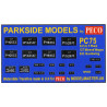 MMPC75  Transfers for R.C.H. 1923 12T 5-Plank Mineral Wagon (B.R. Numbers)