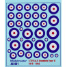 AC601 R.A.F. ROUNDELS WWII Type 'A' 1915-1942