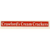 ADV11  4mm Scale Bus Side Advert : CRAWFORDS CREAM CRACKERS