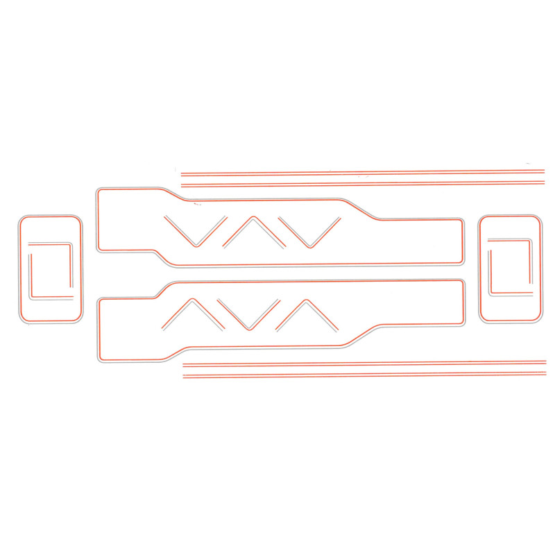 4M4082mt Red & Grey Mixed Traffic Lining for B.R. & Ex L.M.S. 2-6-4Ts ONLY £5.00 UNTIL 30th SEPTEMBER, THEN £8.35