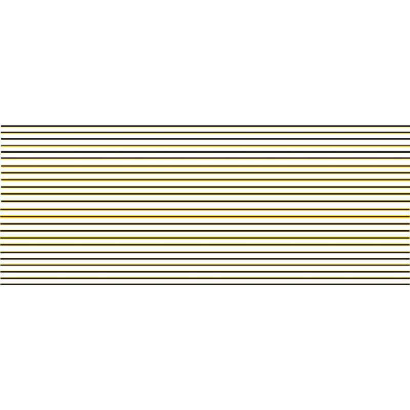4M4482 Black & Yellow COACH LINING - SPECIAL OFFER £6.00 instead of £10.35 until 30th September