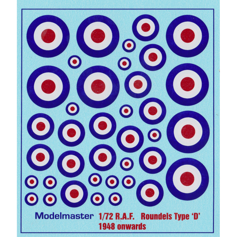 AC601 R.A.F. ROUNDELS WWII Type 'A' 1915-1942