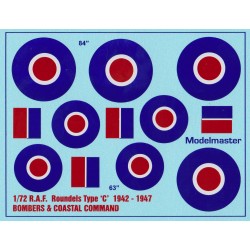AC608 R.A.F. ROUNDELS WWII Type 'C' 1942-1947