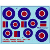 AC608 R.A.F. ROUNDELS WWII Type 'C' 1942-1947