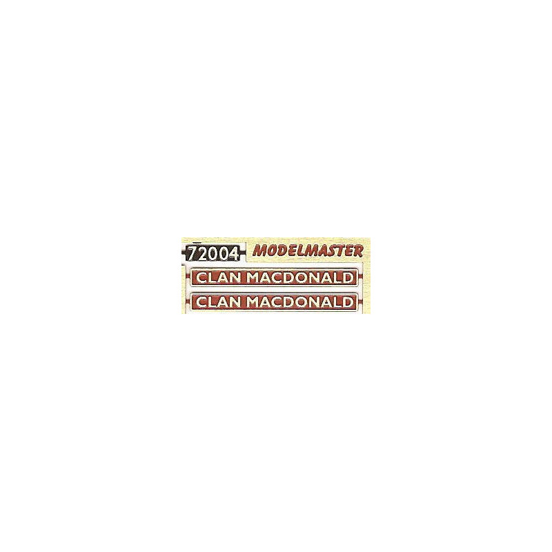 72004 Clan Macdonald