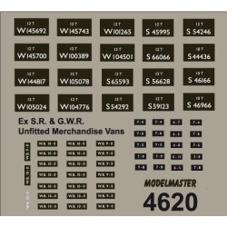 MM4620 Ex S.R. & G.W.R. Merchandise Vans, unfitted.