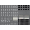 BR401 B.R. 16T mineral, 3, 5 & 7 plank open, ore, hopper & flat wagons