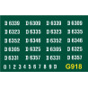 G918 N.B DH Type 1, Bo-Bo, D6300 series, WHITE