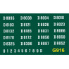 G916 E.E. Type 1, Bo-Bo, D8000 series, WHITE