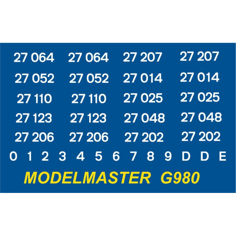 G980 BRCW Class 27, Bo-Bo WHITE