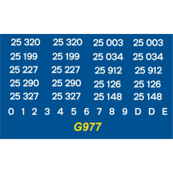 G977 B.R. Class 25, Bo-Bo WHITE