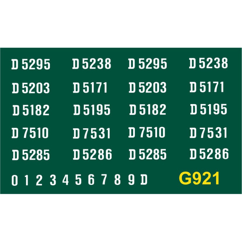 G921 B.R. 1250hp Type 2, D5150 series, WHITE