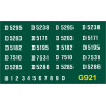 G921 B.R. 1250hp Type 2, D5150 series, WHITE