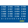 G962 Brush Co-Co Type 4, D1500 series, WHITE