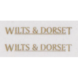 MB6074 WILTS & DORSET gold u/lined (small for front/rear)