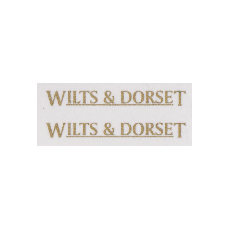 MB6073 WILTS & DORSET gold underlined (large for sides)