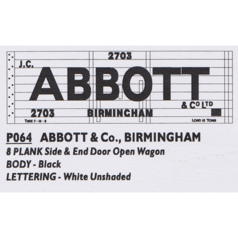 P064 ABBOTT BIRMINGHAM