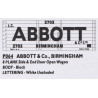 P064 ABBOTT BIRMINGHAM