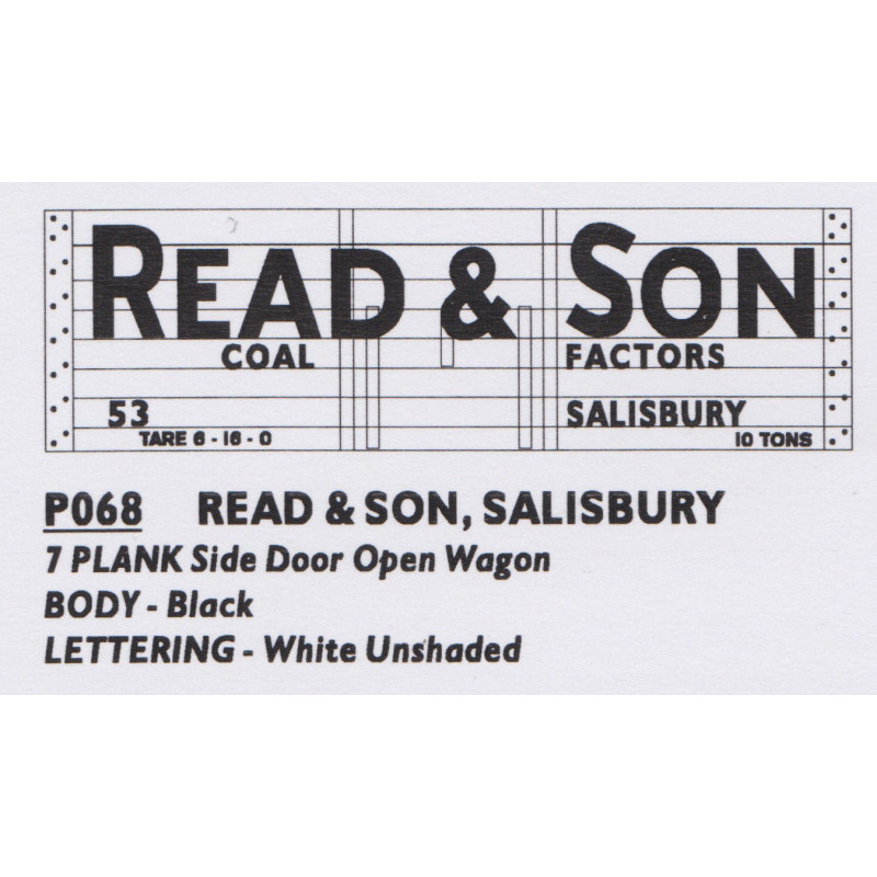 P068 READ & SON SALISBURY