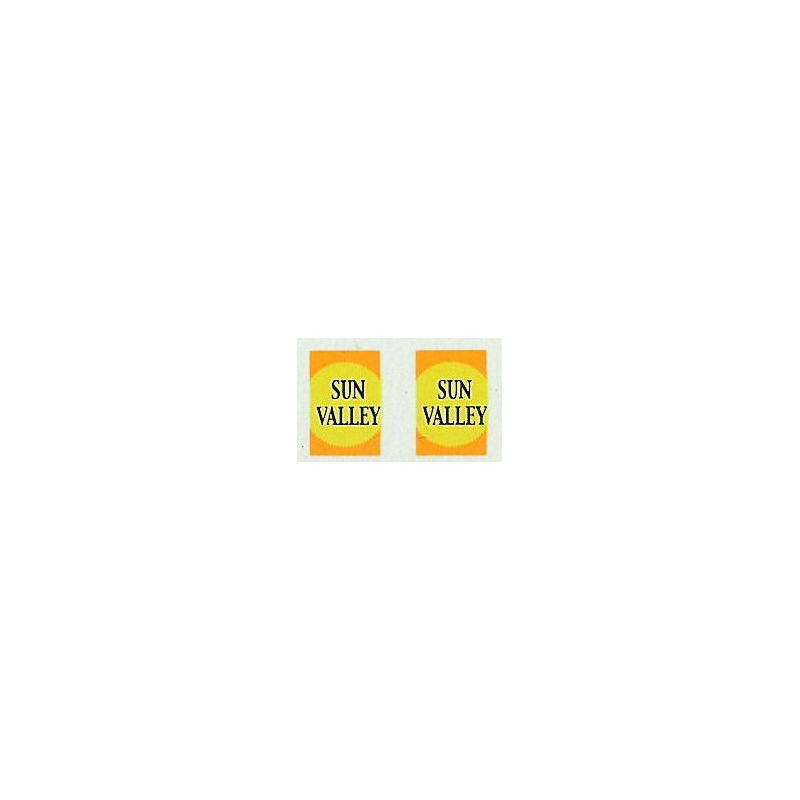 MB5749 Upper Front Ads: Sun Valley (Orange, yellow & black) 1950/60s