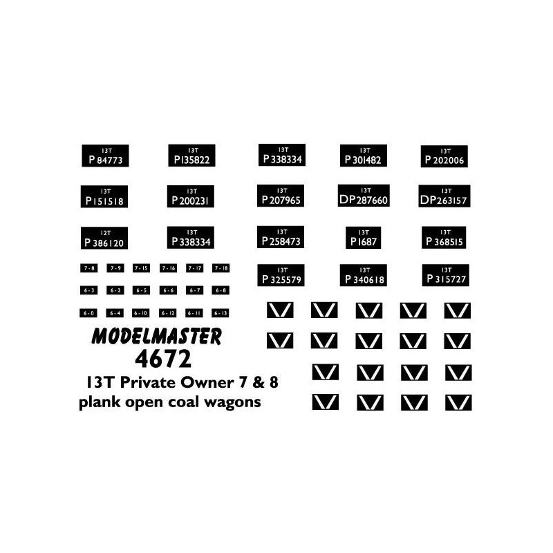 MM4672 B.R. Ex Private Owner open wagons, set three