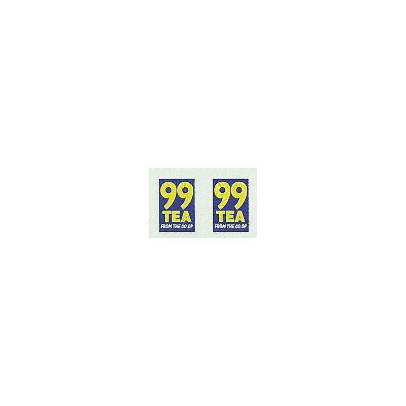 MB5757 Upper Front Ads: 99 Tea for the Co-op (Blue & cream)1960s