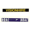 MB5641 Side Ads: B.O.A.C. & Visionhire 1960s