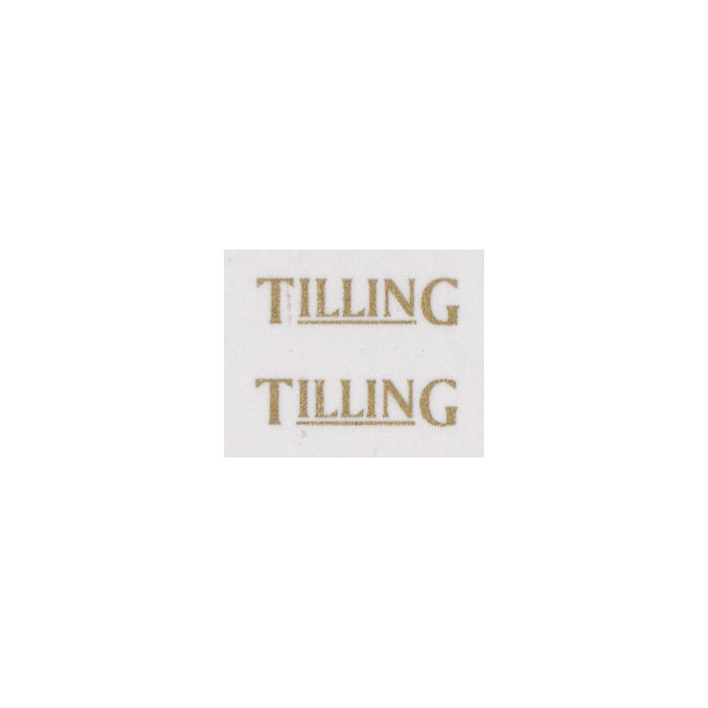 MB6055 TILLING gold underlined for coaches
