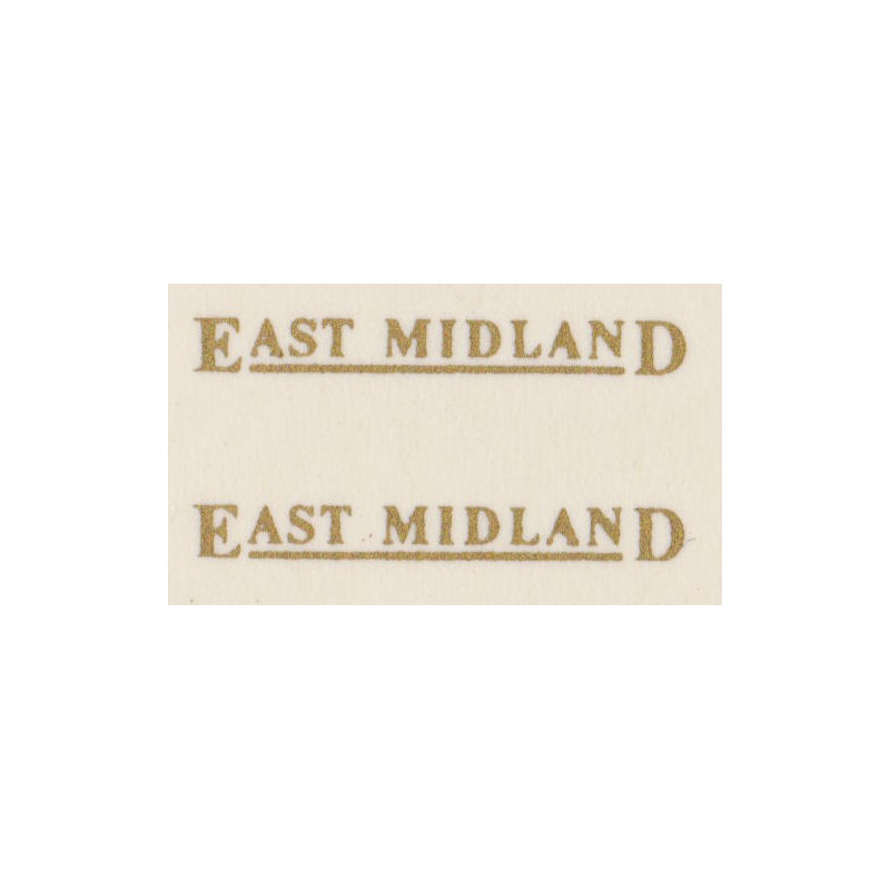 MB6020 EAST MIDLAND gold underlined