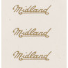 MB5428 W. ALEXANDER MIDLAND 3 x fleetnames gold script