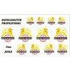 MM7041  Six pairs of B.R. 1948-1956 Loco Emblems