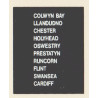D70 COLWYN BAY LLANDUDNO CARDIFF FLINT PRESTATYN OSWESTRY HOLYHEAD CHESTER SWANSEA RUNCORN