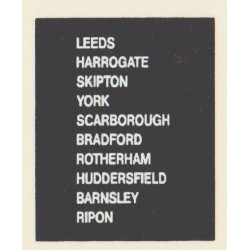 D74 HUDDERSFIELD RIPON SCARBOROUGH LEEDS SKIPTON ROTHERHAM YORK BRADFORD BARNSLEY HARROGATE