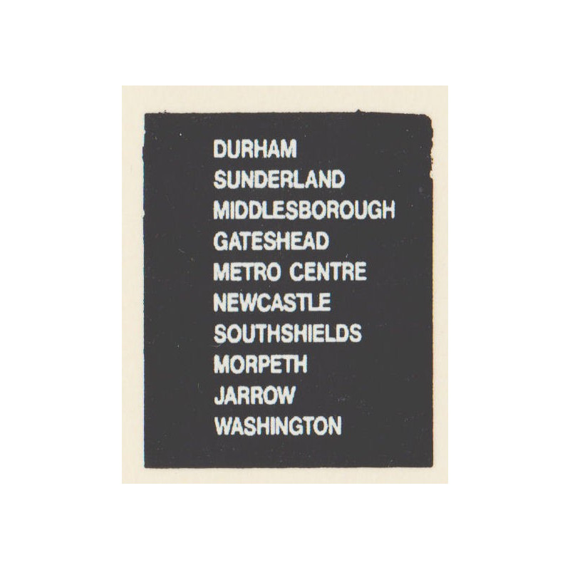 D75 MIDDLESBROUGH JARROW SOUTH SHIELDS GATESHEAD METRO CENTRE DURHAM SUNDERLAND MORPETH WASHINGTON NEWCASTLE