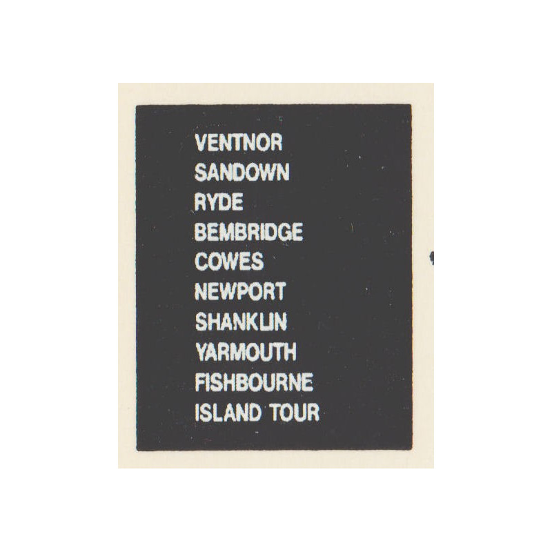 D76 VENTNOR RYDE COWES NEWPORT SHANKLIN YARMOUTH ISLAND TOUR FISHBOURNE BEMBRIDGE SANDOWN