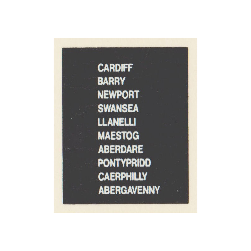 D84 CARDIFF BARRY NEWPORT SWANSEA LLANELLI ABERGAVENNY ABERDARE PONTYPRIDD CAERPHILLY