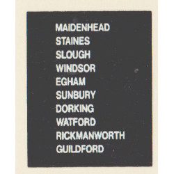 D85 MAIDENHEAD STAINES GUILDFORD SLOUGH RICKMANSWORTH EGHAM SUNBURY WATFORD WINDSOR DORKING