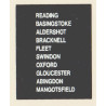 D87 READING FLEET OXFORD SWINDON MANGOTSFIELD BASINGSTOKE GLOUCESTER ALDERSHOT BRACKNELL ABINGDON