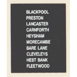 D91 BLACKPOOL PRESTON HEST BANK BARE LANE LANCASTER CLEVELEYS CARNFORTH FLEETWOOD HEYSHAM MORECAMBE